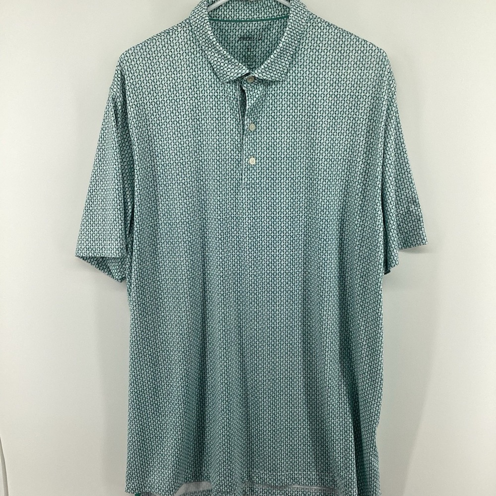 Men's Johnnie-O TPC Piper Glen Short Sleeved Performance Golf Polo XL - Picture 2 of 8